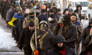 В Луганск введены украинские войска и «Правый сектор»