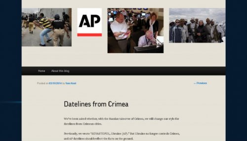 Агентство Associated Press перестало считать Крым Украиной