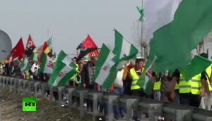 Недовольные испанцы идут маршем на Мадрид